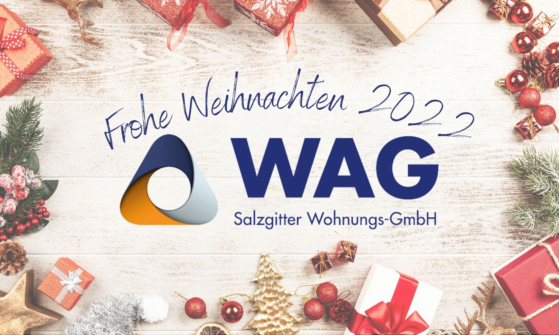 WAG Frohe Weihnachten 2022
