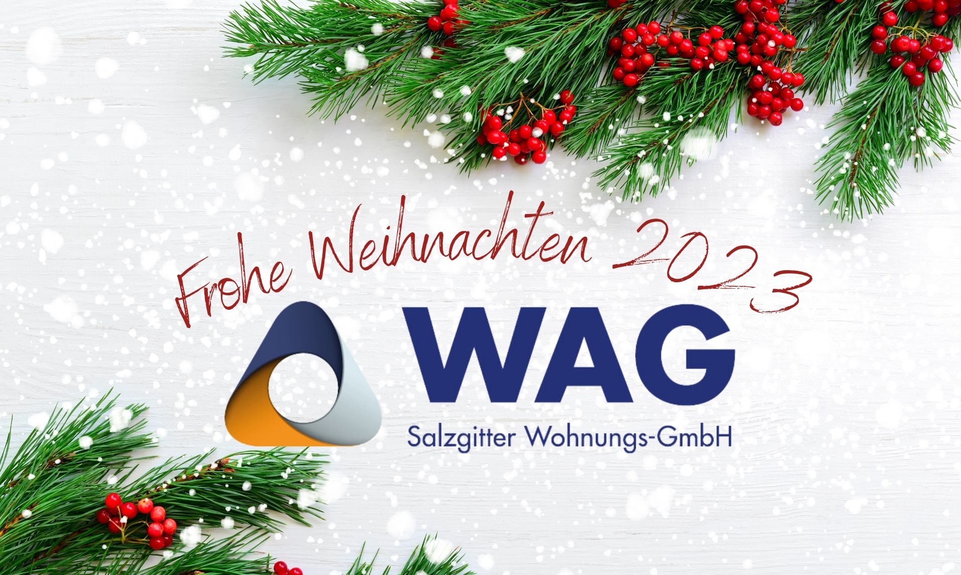 WAG Frohe Weihnachten 2023